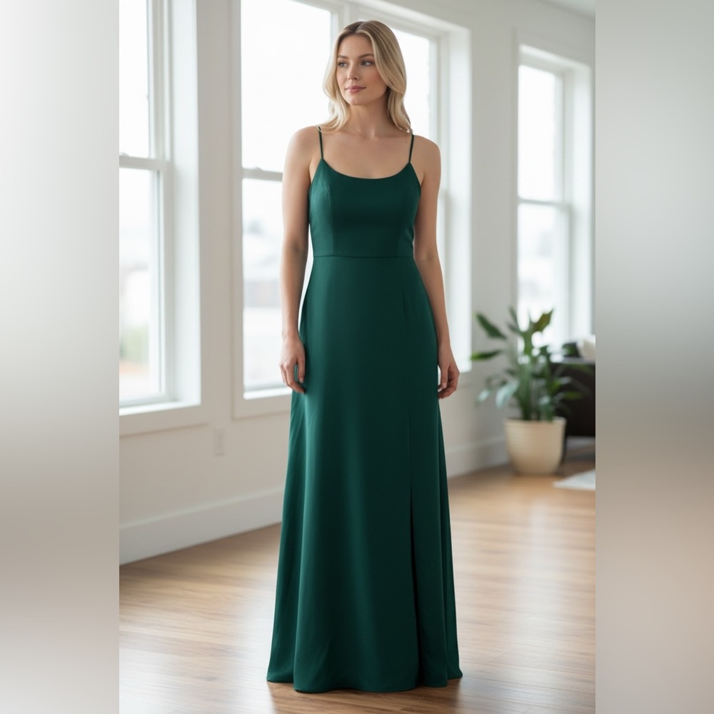 Amsale Moe‎ Dress in Hunter Green size 12